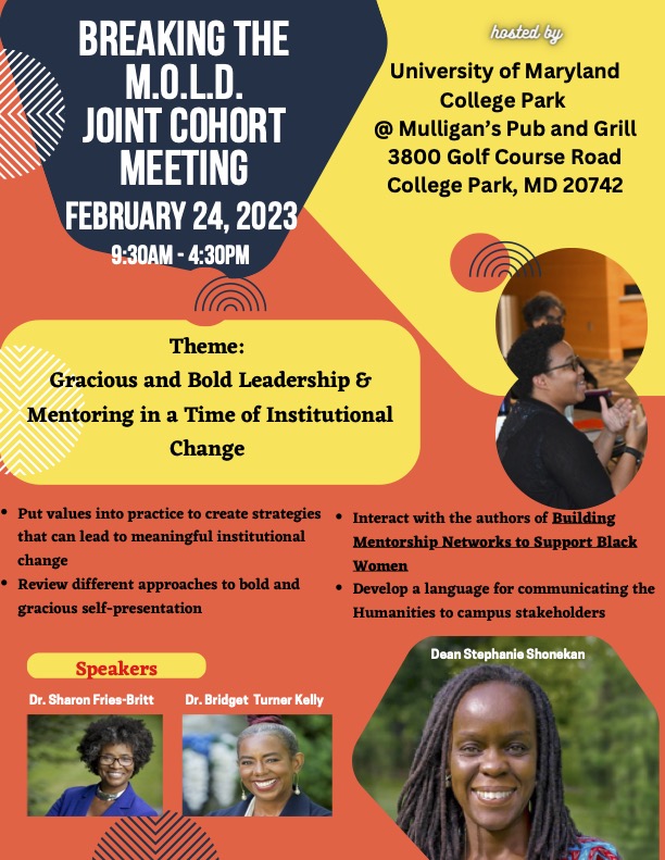 JOINT COHORT EVENTS – Breaking the M.O.L.D. Initiative – UMBC